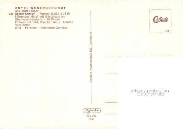 Corvey Hotel Weserberghof – Bild 2