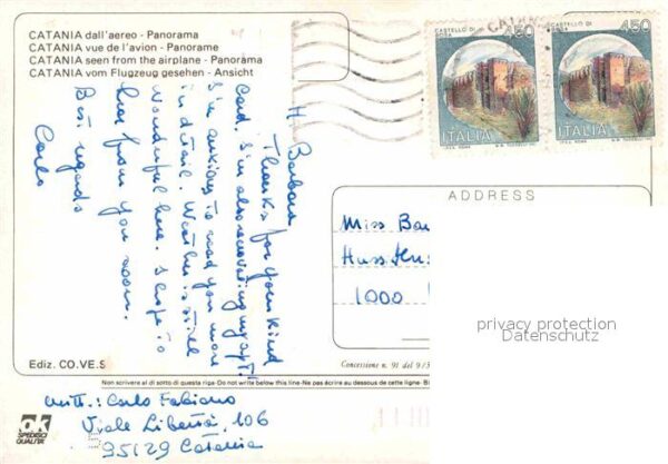 Catania Fliegeraufnahme – Bild 2