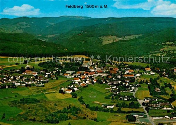 Hoechenschwand Fliegeraufnahme mit Feldberg