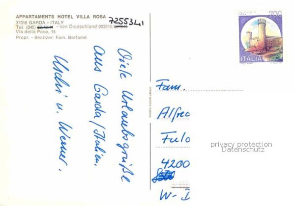 Garda Lago di Garda Appartaments Hotel Villa Rosa – Bild 2