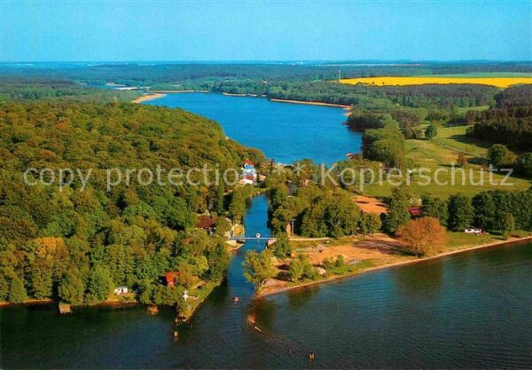 Lenz Malchow Lenzer Kanal Fliegeraufnahme