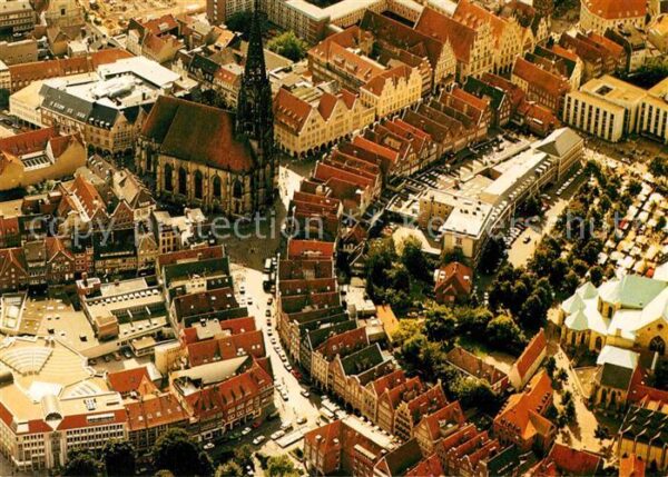 Muenster Westfalen Stadtzentrum St Lambertikirche Prinzipa