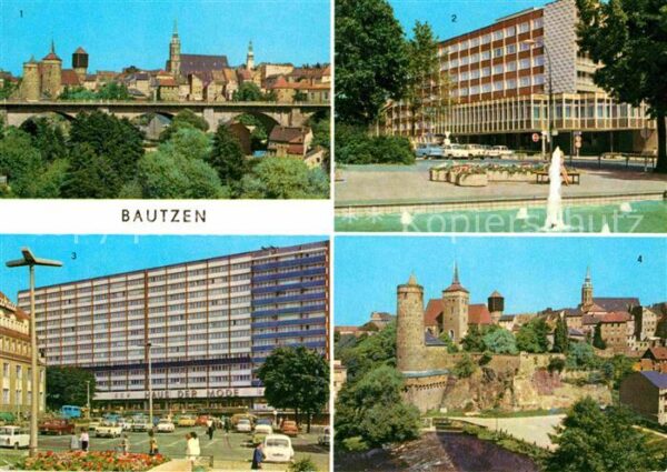 Bautzen Friedensbrücke HO Cafe Lubin Wohnhochha