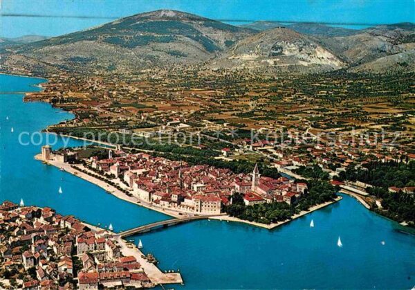 Trogir Trau Fliegeraufnahme