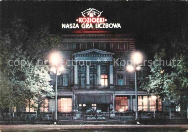 Poznan Posen Liberty Square by night