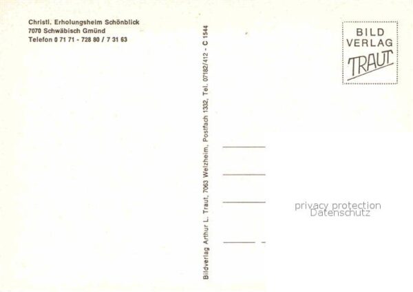 Schwaebisch Gmuend Christl Erholungsheim Schönblick – Bild 2