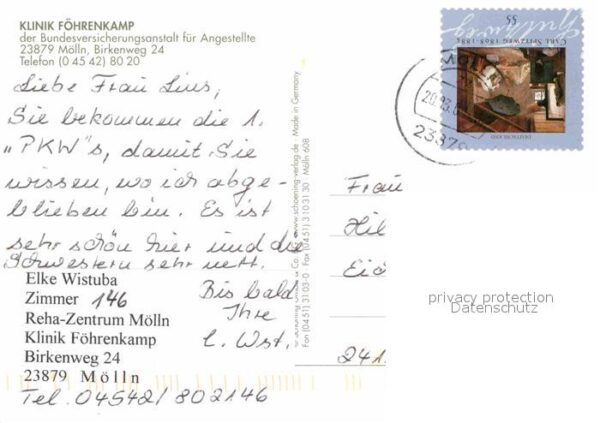 Moelln Lauenburg Klinik Föhrenkamp – Bild 2