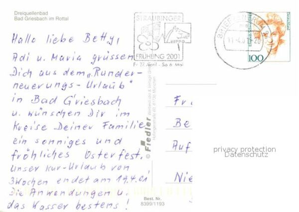 Bad Griesbach Rottal Kurmittelhaus Dreiquellenbad – Bild 2