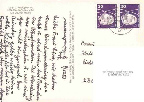 Daun Eifel Fliegeraufnahme Dauner Maare – Bild 2