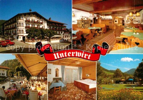 Reit Winkl Hotel Gasthof Unterwirt Gastraum Terras