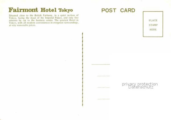 Tokyo Fairmont Hotel – Bild 2