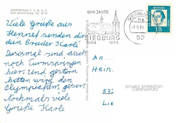 Hennef Sieg Sportschule Schwimmbad – Bild 2