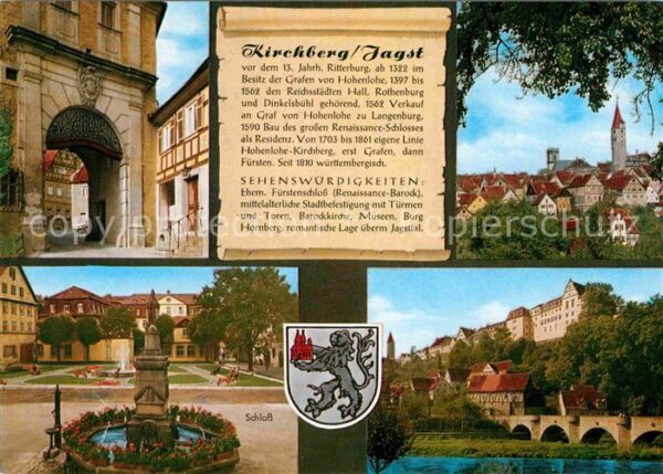 Kirchberg Jagst Fürstenschloss Stadtbefestigungen Türme