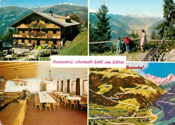 Zell Ziller Tirol Enzianhof Aussichtspunkt Gastraum Panor