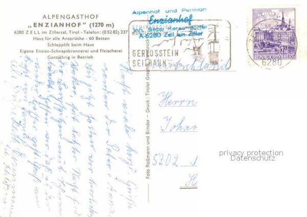 Zell Ziller Tirol Enzianhof Aussichtspunkt Gastraum Panor – Bild 2