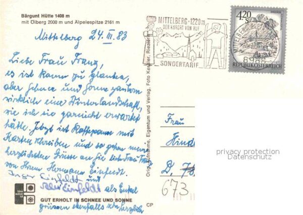 Baergunthuette mit Ölberg und Älpelespitze – Bild 2