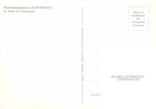 St Gilgen Salzkammergut Pension Sonnhof – Bild 2