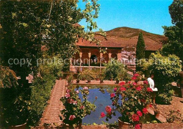 Granada Andalucia Jardines de Partal y Torre de las Damas