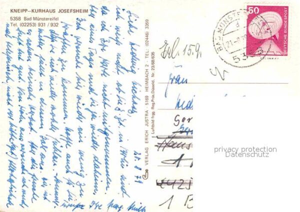 Bad Muenstereifel Kneipp Kurhaus Josefsheim Fliegeraufnah – Bild 2