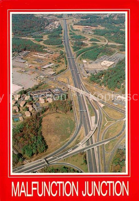 Columbia South Carolina Malfunction Junction Fliegeraufnahme