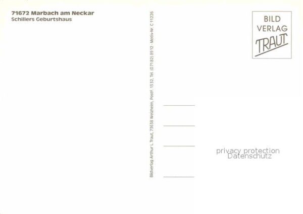 Marbach Neckar Schillers Geburtshaus – Bild 2
