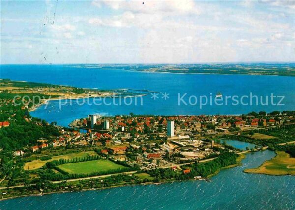 Eckernfoerde Fliegeraufnahme