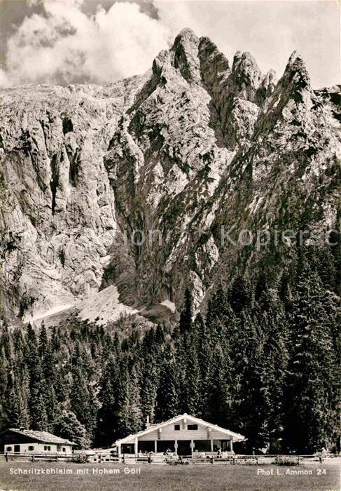 Berchtesgaden Scharitzkehlalm mit Hohem Göll