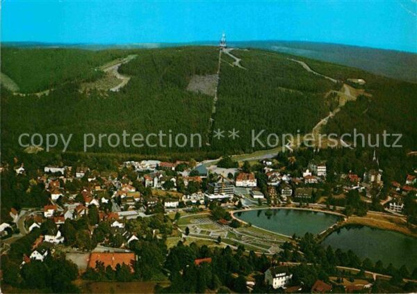 Hahnenklee-Bockswiese Harz Fliegeraufnahme