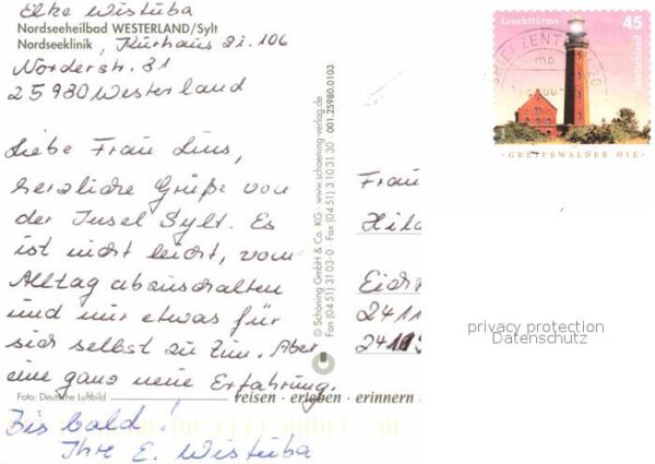 Westerland Sylt Nordseeklinik Fliegeraufnahme – Bild 2