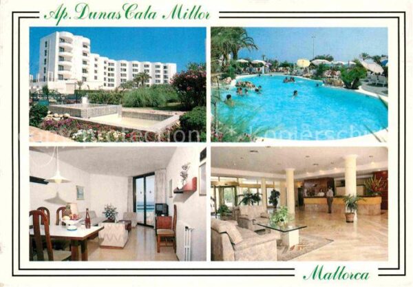 Cala Millor Mallorca Apartamentos Dunas Pool Zimmer Hotelhal
