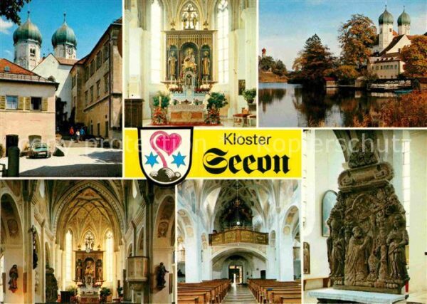 Seeon-Seebruck Inselkloster Seeon Kirche Inneres Klost