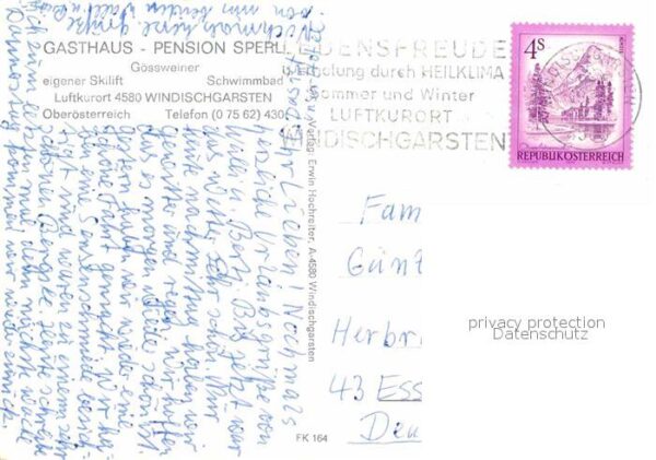 Windischgarsten Gasthaus Pension Sperl – Bild 2