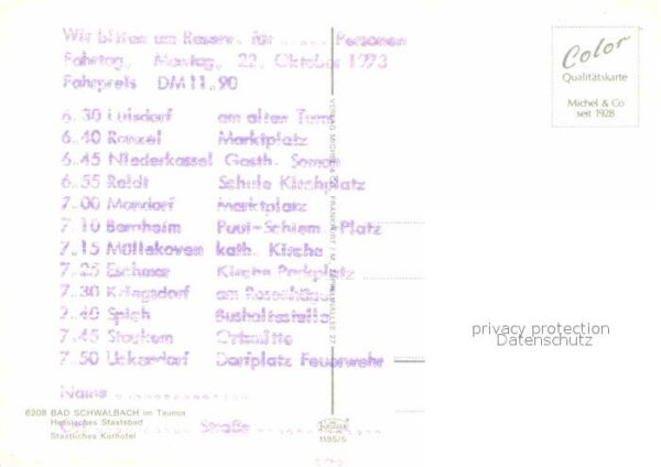 Bad Schwalbach Staatliches Kurhotel – Bild 2