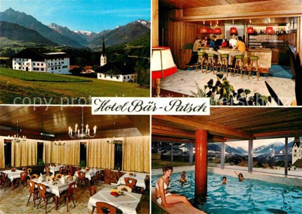 Patsch Hotel Bär Bar Gastraum Hallenbad