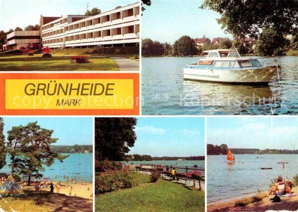 Gruenheide Mark Erholungsheim am Werlsee Partien am Pee