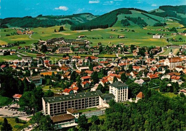 Oberstaufen Fliegeraufnahme mit Schlossbergklinik