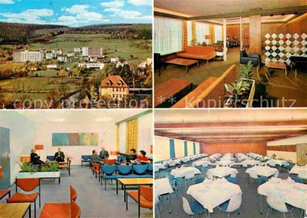 Bad Soden-Salmuenster Parksanatorium KG Aufenthaltsraum Speis
