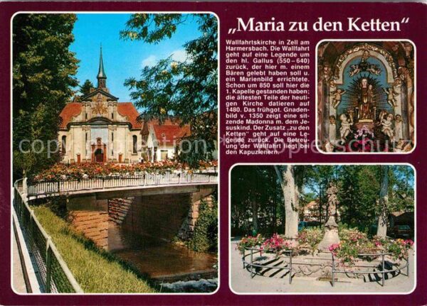 Zell Harmersbach Wallfahrtskirche Maria zu den Ketten Gn