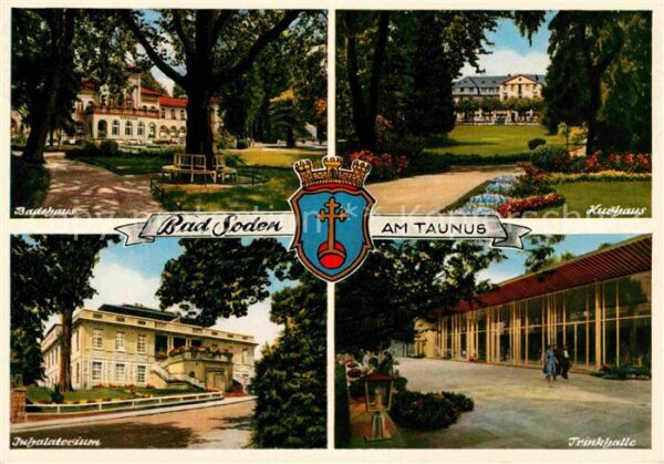 Bad Soden Taunus Badehaus Kurhaus Inhalatorium Trinkhall