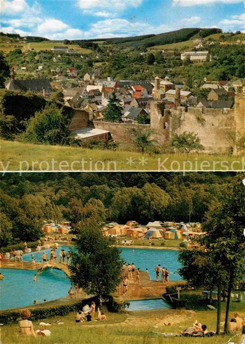 Bad Muenstereifel Panorama Schwimmbad Campingplatz