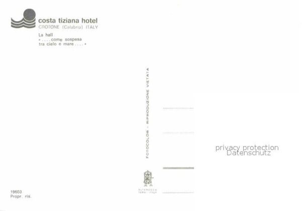 Crotone Costa Tiziana Hotel Halle – Bild 2