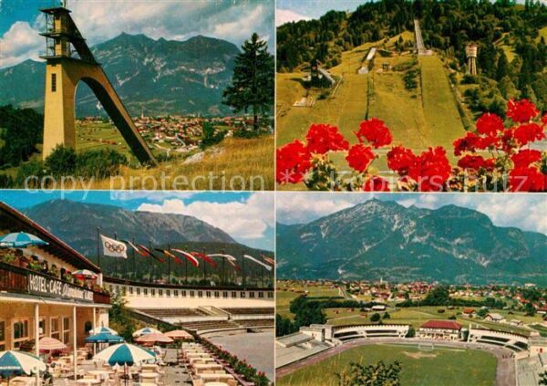 Garmisch-Partenkirchen Cafe Restaurant Hotel Olympiahaus Skist