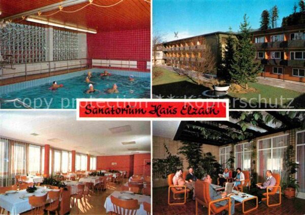 Elzach Sanatorium Haus Elzach Hallenbad Speise