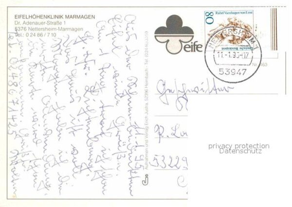 Marmagen Eifel Höhenklinik Marmagen Fliegeraufna – Bild 2