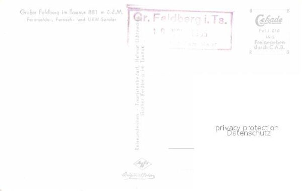 Feldberg Taunus Sendetürme – Bild 2