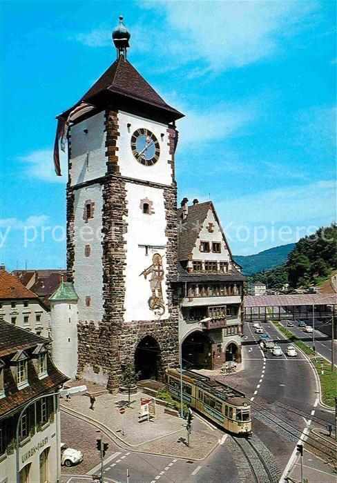 Freiburg Breisgau Schwabentor Strassenbahn