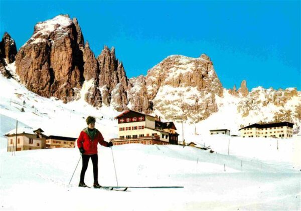 Passo Gardena Gasthaus Grödnerjoch Skigebiet