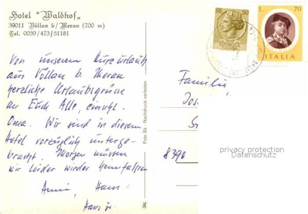 Voellan Lana Hotel Waldhof – Bild 2