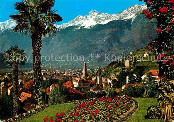 Merano Meran mit Texelgruppe
