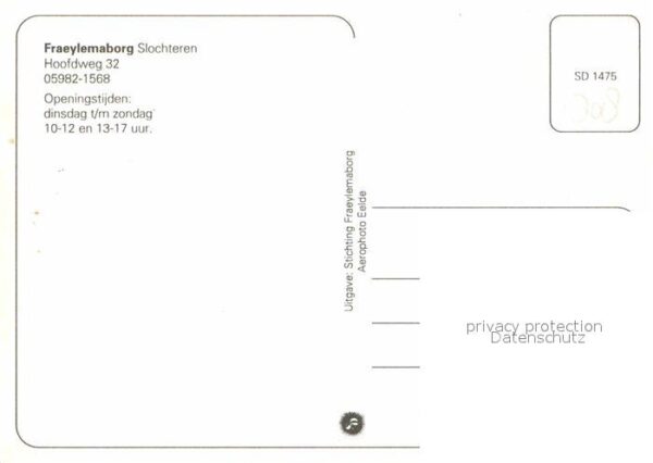 Slochteren Fliegeraufnahme Schloss – Bild 2